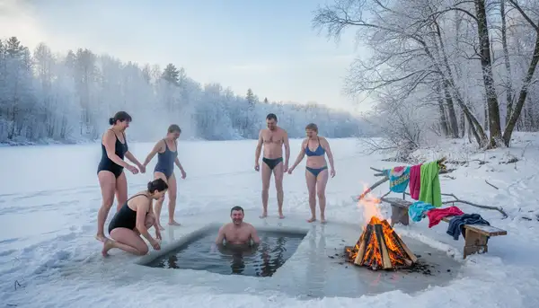 Зимнее плавание в Пятигорске — Спорт и активный отдых, Пятигорск