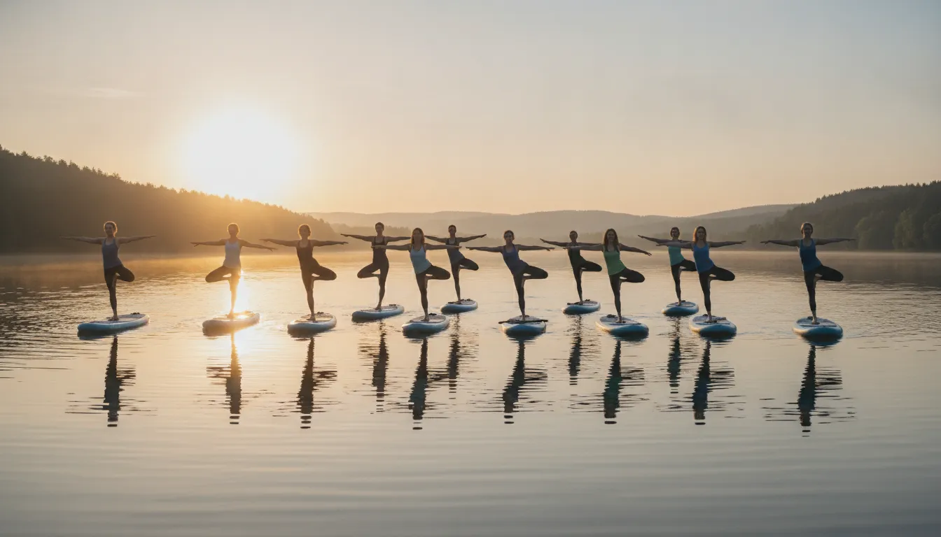 SUP-йога на воде в Перми — Спорт и активный отдых, Пермь