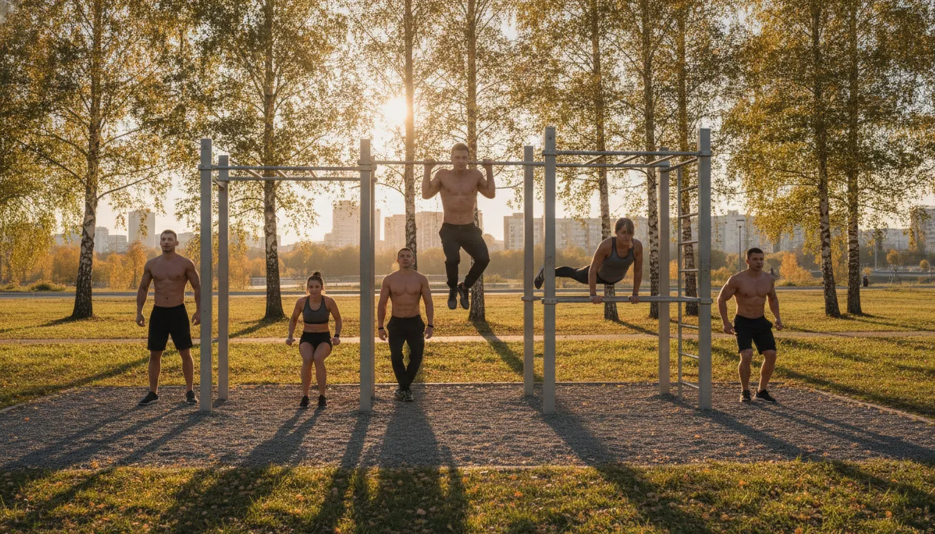 Воркаут и турники в Перми — Спорт и активный отдых, Пермь