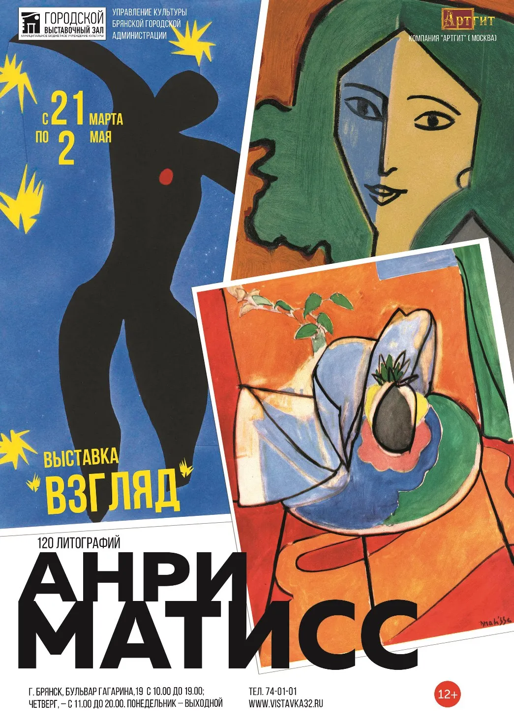 Экскурсия по выставке «Взгляд» (Анри Матисс) — Выставки, Череповец