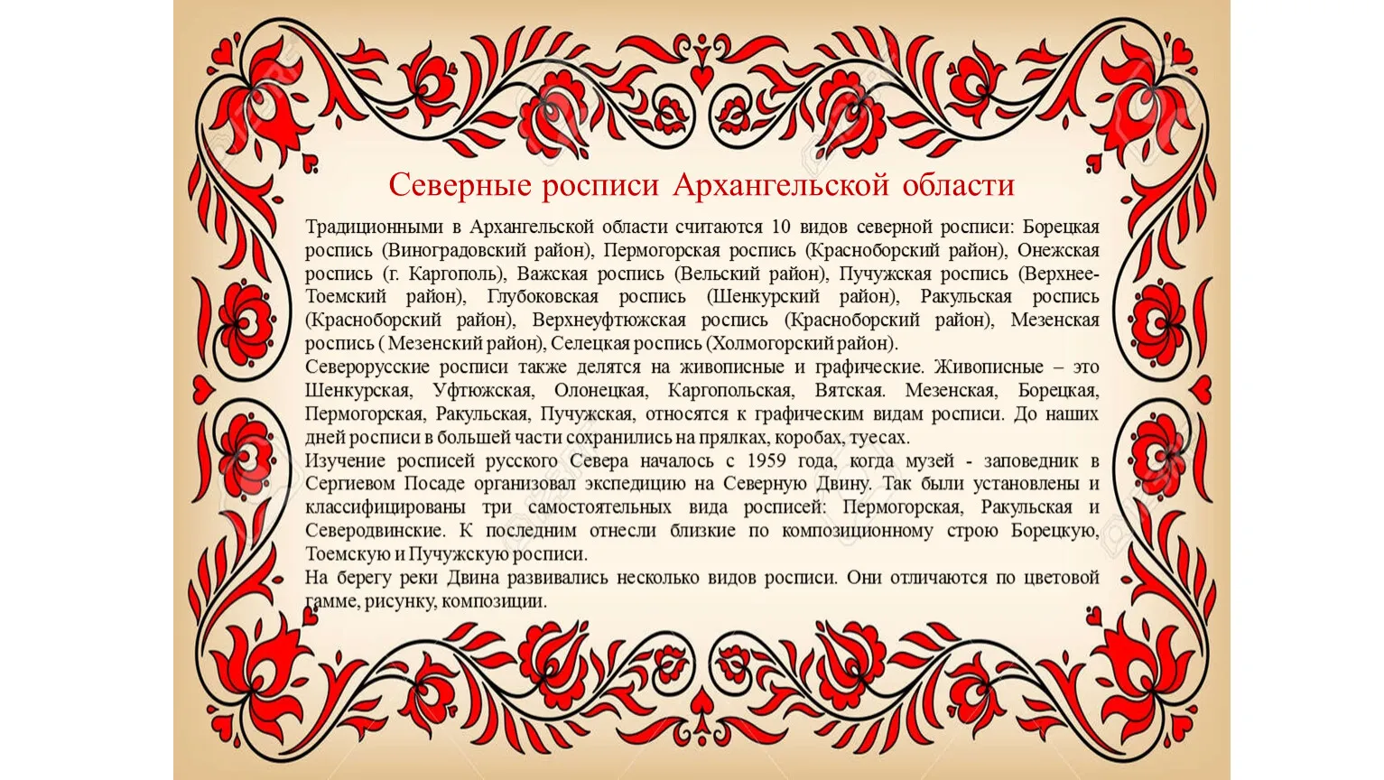 Программа «Северные росписи» — Мастер-классы и обучение, Череповец