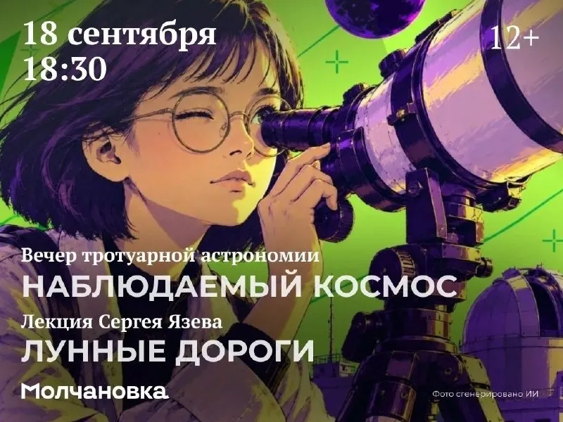 Вечер тротуарной астрономии «Наблюдаемый космос» — Встречи и вечеринки, Иркутск