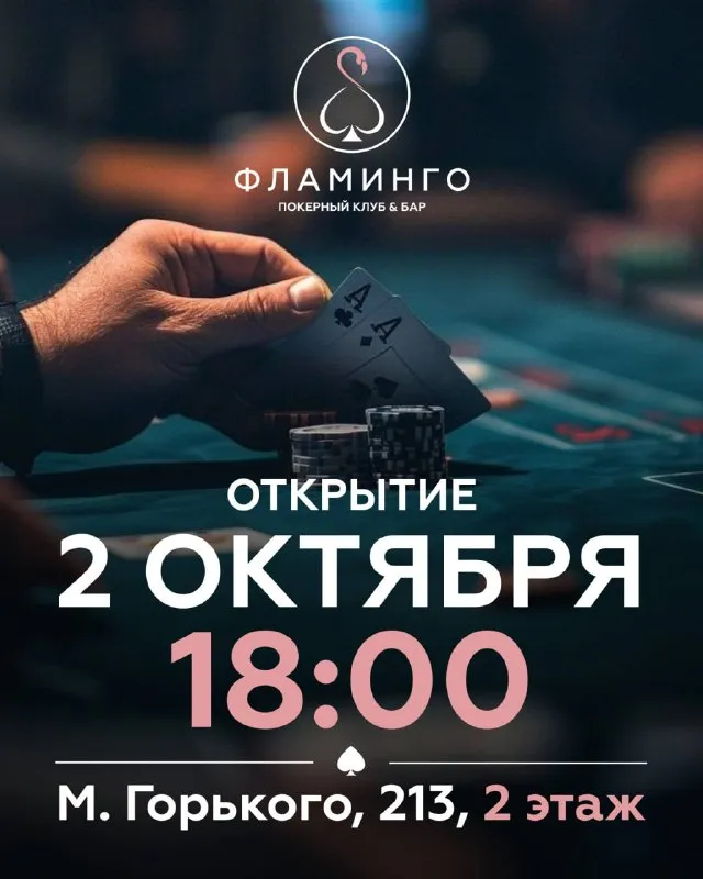 Открытие спортивного покерного клуба «Фламинго» — Квесты и игры, Ростов-на-Дону