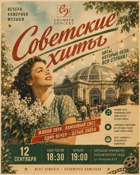 Концерт «Советские хиты» — Концерты и музыка, Череповец