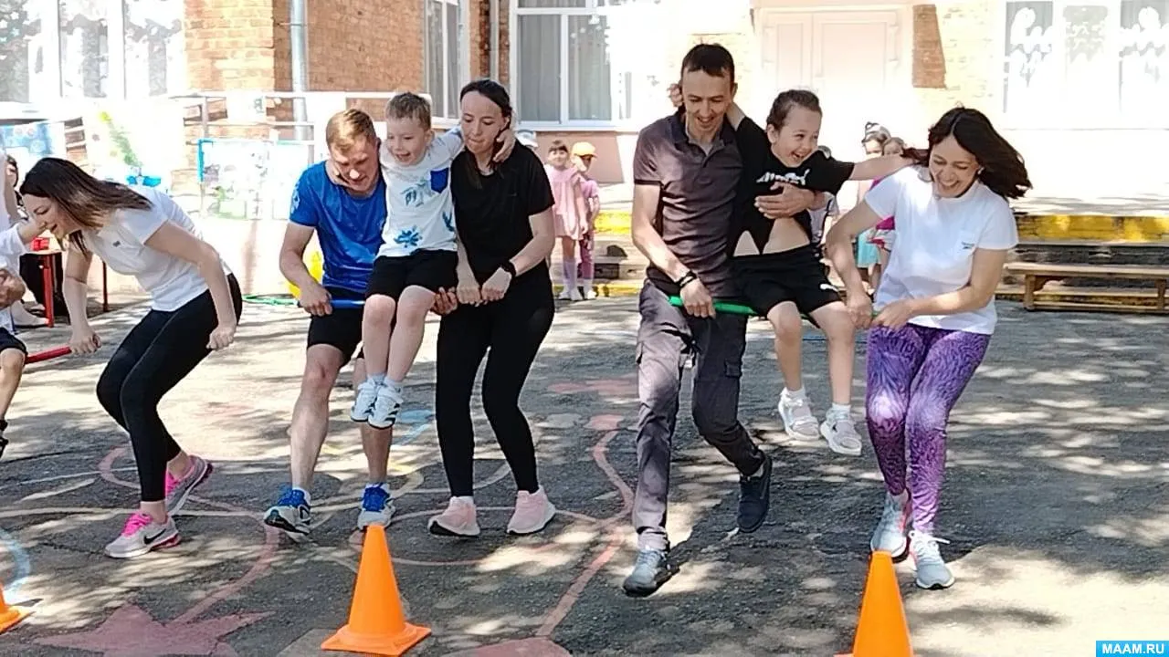 Семейные эстафеты ко Дню здоровья — Спорт и активный отдых, Одинцово