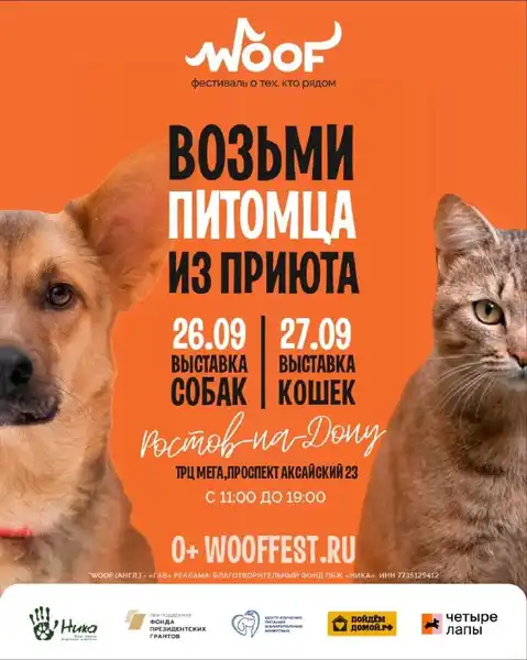 Фестиваль «WOOF FEST» — Фестивали и ярмарки, Ростов-на-Дону