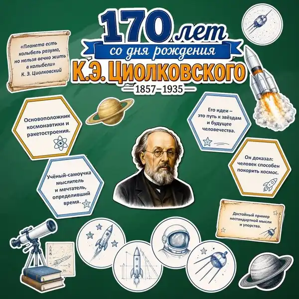 Мероприятие к 170-летию со дня рождения К. Э. Циолковского — Городские события, Мытищи