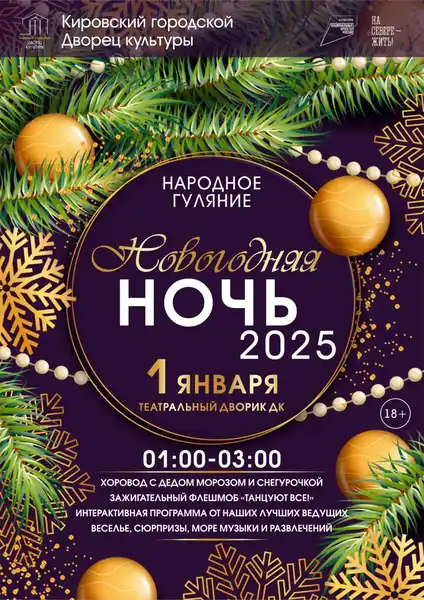 Новогодний вечер «Ночь для тех, кто умеет праздновать по-русски» — Встречи и вечеринки, Новокузнецк