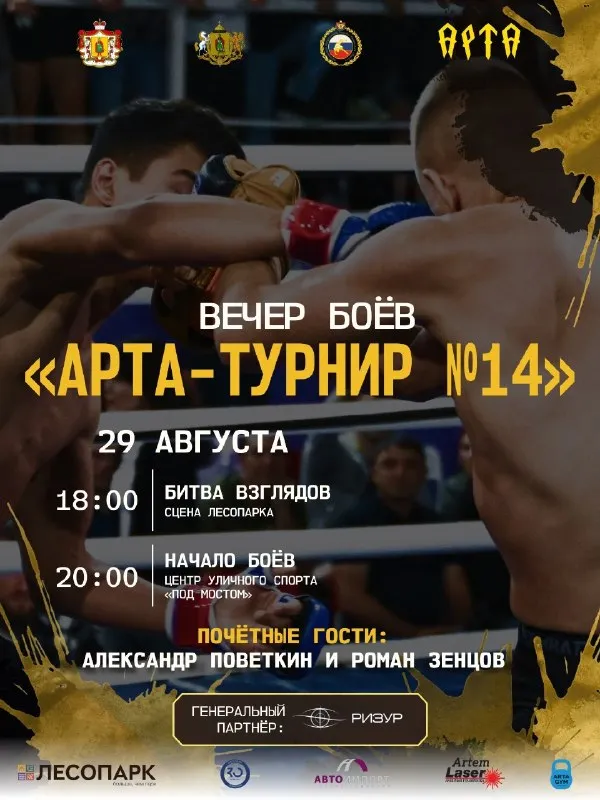 Турнир «АРТА-турнир №14» — Спорт и активный отдых, Рязань