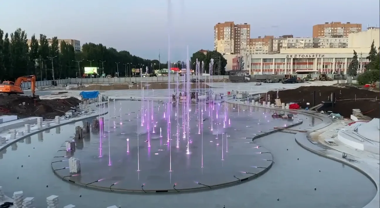 Техническое открытие Центральной площади Тольятти — Городские события, Тольятти